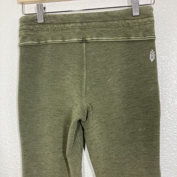 FP Movement Kyoto Pants Womens Small Joggers Drawstring Patch Green - Picture 10 of 14